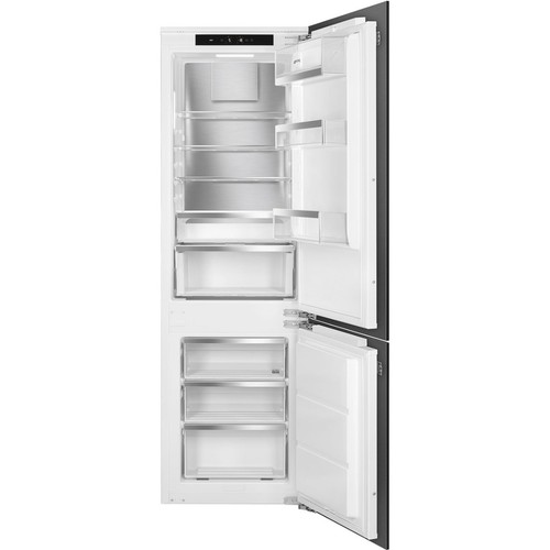 Smeg fridge freezer - freezer, white